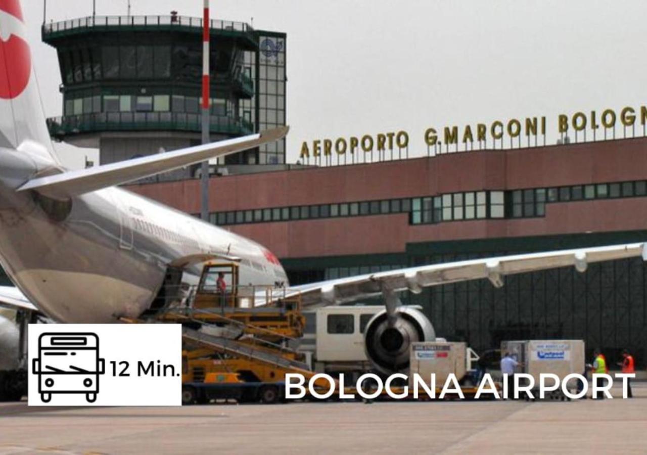 Appartamento Sky Loft Airport - Modern Apt 1St Floor Bologna Esterno foto
